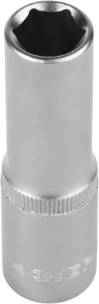Головка торцовая ЗУБР "МАСТЕР" (1/2"), удлиненная, Cr-V, FLANK, хроматированное покрытие, 12мм 27726-12 купить в Когалыме
