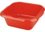 Таз пластмассовый квадратный 18л, красный ТМ Elfe 92987 купить в Когалыме