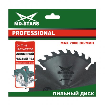 Пильный диск MD-STARS (профессионал) алюминий PPA1904830 купить в Когалыме