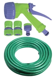 Набор поливочный, шланг 1/2" 15м, 7-реж пистолет, соед., адаптер  PALISAD 67424