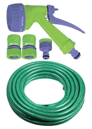 Набор поливочный, шланг 1/2" 15м, 7-реж пистолет, соед., адаптер  PALISAD 67424 купить в Когалыме