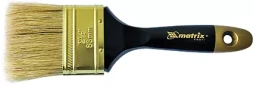 Кисть плоская "Профи" 3" натуральная щетина деревянная ручка  MATRIX 83154