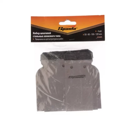 Набор шпателей японских стальных 60-80-100-120 мм 4 шт SPARTA 852605 купить в Когалыме