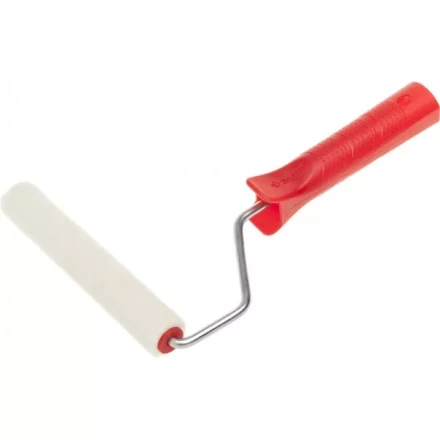 Мини-валик ЗУБР "ЭКСПЕРТ" "ВЕЛЮР", 100% шерсть, ворс 4мм, ручка 6мм, d=15/150мм 03536-15 купить в Когалыме