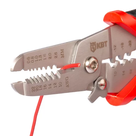 Многофункциональный стриппер КВТ WSS-01 для снятия изоляции с проводов 0.35–6.0 мм (102398) купить в Когалыме