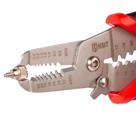Многофункциональный стриппер КВТ WSS-01 для снятия изоляции с проводов 0.35–6.0 мм (102398) купить в Когалыме