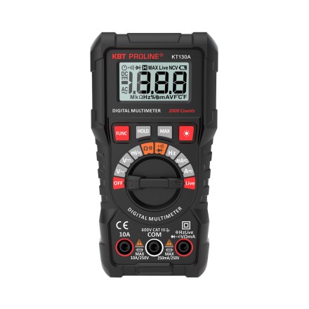 Мультиметр цифровой КВТ KT 130A с автоматическим выбором пределов измерений (88549) купить в Когалыме