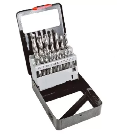 Набор сверл по мет 1,0-10,0мм 19шт белые, мет. коробка Кратон 1 05 01 013 купить в Когалыме