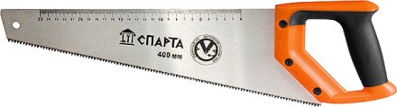 Ножовка по дереву 400 мм 7-8 TPI зуб-2D каленый зуб линейка двухкомпонентная рукоятка SPARTA 235015 купить в Когалыме