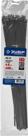 ЗУБР КС-Н, 4.6 x 400 мм, 50 шт, кабельные стяжки нержавеющие, Профессионал (30971-46-400) купить в Когалыме