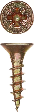 Шурупы ЗУБР "МАСТЕР" по дереву желтопассивированные, 5.0x20мм, 45шт 300396-50-020 купить в Когалыме