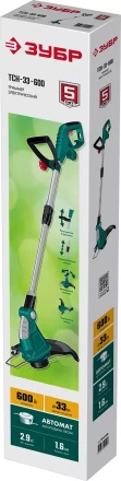 ЗУБР 600 Вт, ш/с 33 см, сетевой триммер (ТСН-33-600) купить в Когалыме