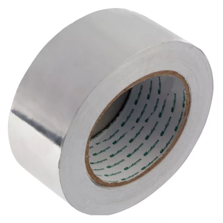 Лента клейкая алюминиевая, 50 мм х 40 м Сибртех 888145 купить в Когалыме