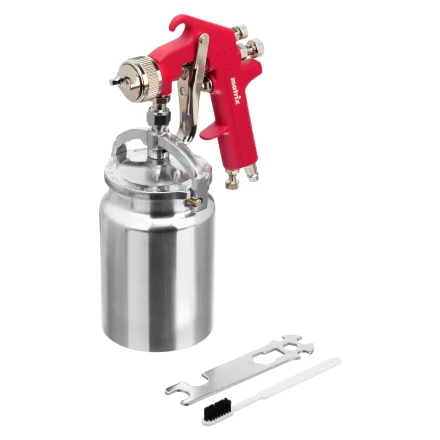 Краскораспылитель HP пневмат. с нижним бачком V= 1 л, сопло диаметром 1.8 мм// Matrix 57323 купить в Когалыме