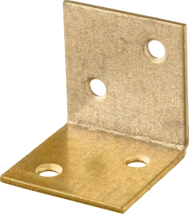 ЗУБР УМШ-2.0, 30 x 30 x 30 x 2 мм, желтый цинк, широкий мебельный уголок (31033-30) купить в Когалыме