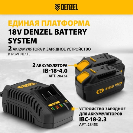 Снегоуборочная машина аккумуляторная ESB-460-0 Li-Ion 36В Denzel 97636 купить в Когалыме