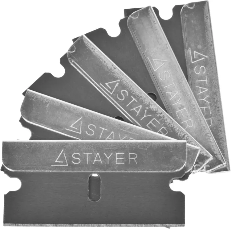 Лезвия STAYER "MASTER" сменные для скребков арт. 0853, 08533, 08535, тип Н01, 40мм, 5шт 08549-S5_z01 купить в Когалыме
