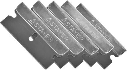 Лезвия STAYER "MASTER" сменные для скребков арт. 0853, 08533, 08535, тип Н01, 40мм, 5шт 08549-S5_z01 купить в Когалыме