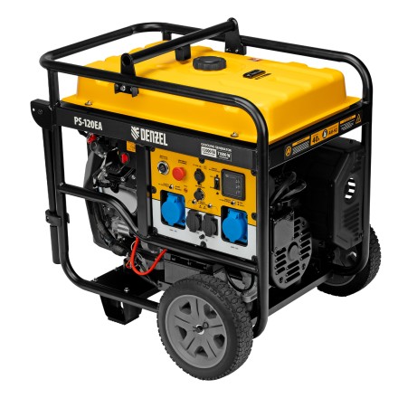 Генератор бензиновый Denzel PS-120EA, 12 кВт,230 В, 40л, разъём ATS,эл.старт купить в Когалыме