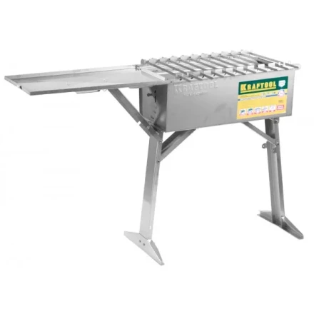 Мангал KRAFTOOL "EXPERT" переносной с автоматическим вращением шампуров, 300x600x800мм 68310 купить в Когалыме