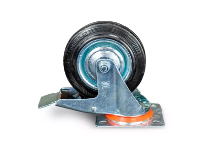 Колесо поворотное резина SCb 63 160 мм с тормозом (N) 1024201 купить в Когалыме