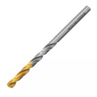 Сверло спиральное по металлу Denzel 4,2 x 75 мм, Р6М5, Golden Tip, 718230