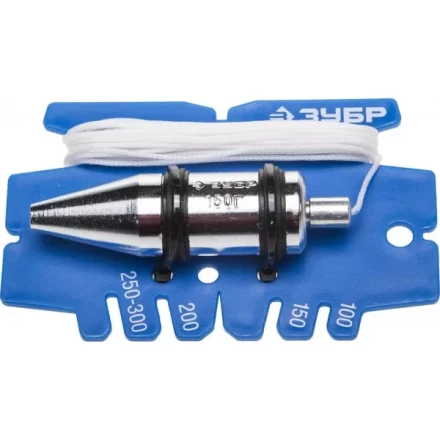 Отвес ЗУБР "ЭКСПЕРТ" строительный со шнуром и безопасным наконечником, 150 г 06347-15_z01 купить в Когалыме