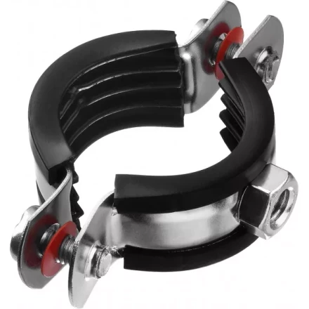 Хомут трубный с гайкой, оцинкованный, 1", 9шт, ЗУБР Мастер 37850-32-37 37850-32-37 купить в Когалыме