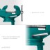 Тиски KRAFTOOL MINI настольные 32713-75 купить в Когалыме