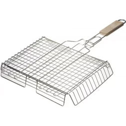 Решетка-гриль GRINDA "BARBECUE", объемная, нержавеющая сталь, 340х260мм 424732