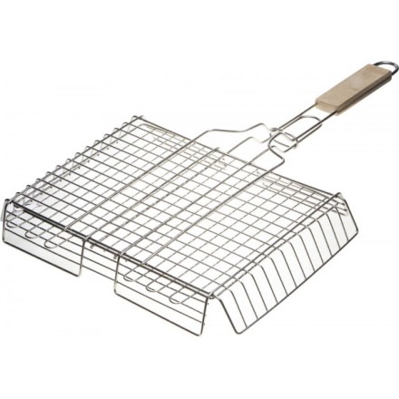 Решетка-гриль GRINDA &quot;BARBECUE&quot;, объемная, нержавеющая сталь, 340х260мм 424732 купить в Когалыме