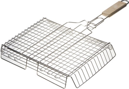 Решетка-гриль GRINDA &quot;BARBECUE&quot;, объемная, нержавеющая сталь, 340х260мм 424732 купить в Когалыме