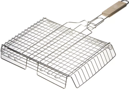 Решетка-гриль GRINDA "BARBECUE", объемная, нержавеющая сталь, 340х260мм 424732 купить в Когалыме