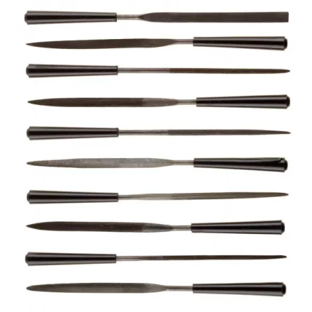 Набор STAYER "MASTER" Надфили с пластмассовой ручкой, 100мм, 10шт 16011-H10_z01 купить в Когалыме