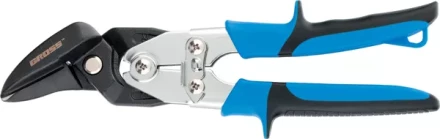 Ножницы по металлу"PIRANHA",усиленные,255 мм,прямой и правый рез,сталь-СrMo,двухкомп.рукоятки GROSS 78351 купить в Когалыме
