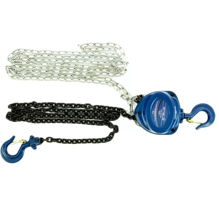 Таль цепная 0,5 т h подъема 2,5 м расстояние между крюками 350 мм Stels 51943 купить в Когалыме