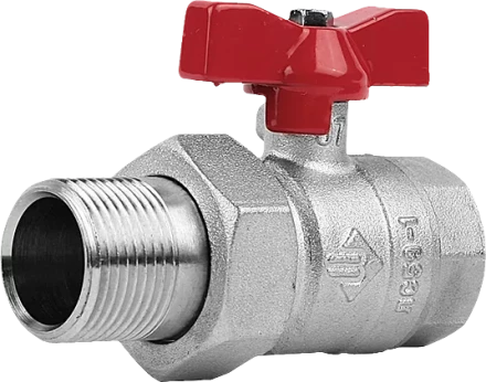 Краны шаровые ВН с накидной гайкой серия МАСТЕР купить в Когалыме