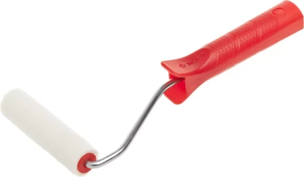 Мини-валик ЗУБР "ЭКСПЕРТ" "ВЕЛЮР", 100% шерсть, ворс 4мм, ручка 6мм, d=15/100мм 03536-10 купить в Когалыме