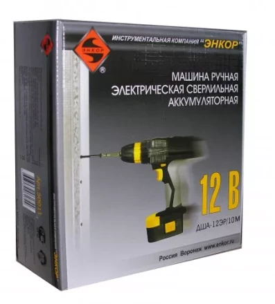Шуруповерт ДША-12ЭР/10М аккумуляторный ФОНАРИК 50011 купить в Когалыме