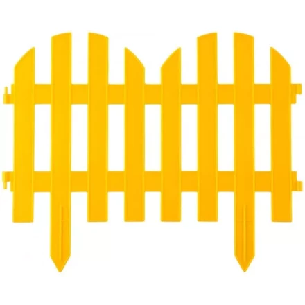 Забор декоративный GRINDA "ПАЛИСАДНИК", 28x300см, желтый 422205-Y купить в Когалыме
