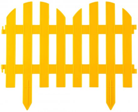 Забор декоративный GRINDA &quot;ПАЛИСАДНИК&quot;, 28x300см, желтый 422205-Y купить в Когалыме