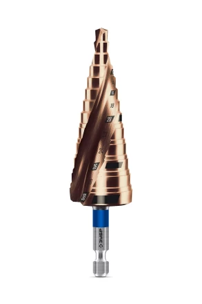 ЗУБР КОБАЛЬТ 6-30мм, 13 ступеней, винтовая проточка, сверло ступенчатое, ПРОФЕССИОНАЛ (29674-6-30-13) купить в Когалыме