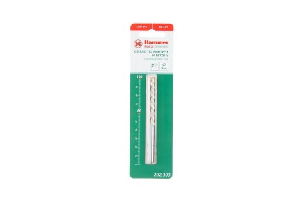 Сверло по камню HAMMER Ф6х100мм (DR CR 6,0мм*100/60мм) купить в Когалыме
