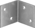 ЗУБР УМШ-1.5, 40 x 40 x 40 x 1.5 мм, белый цинк, широкий мебельный уголок (31034-40) купить в Когалыме