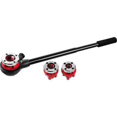 Набор резьбонарезной трубный №3, MIRAX 28240-H3: 1/2"-1", 4 предмета 28240-H3