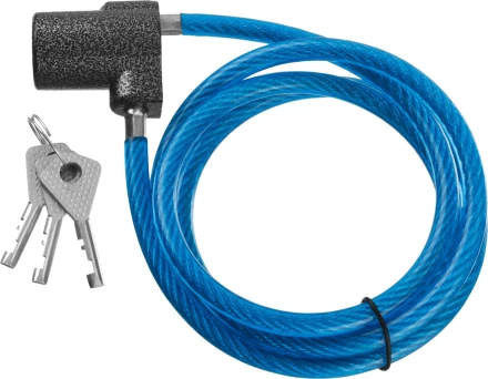Замок тросовый, длина троса - 1260мм, дисковый механизм секрета, ВС2-6А-02 37220-6-02 купить в Когалыме