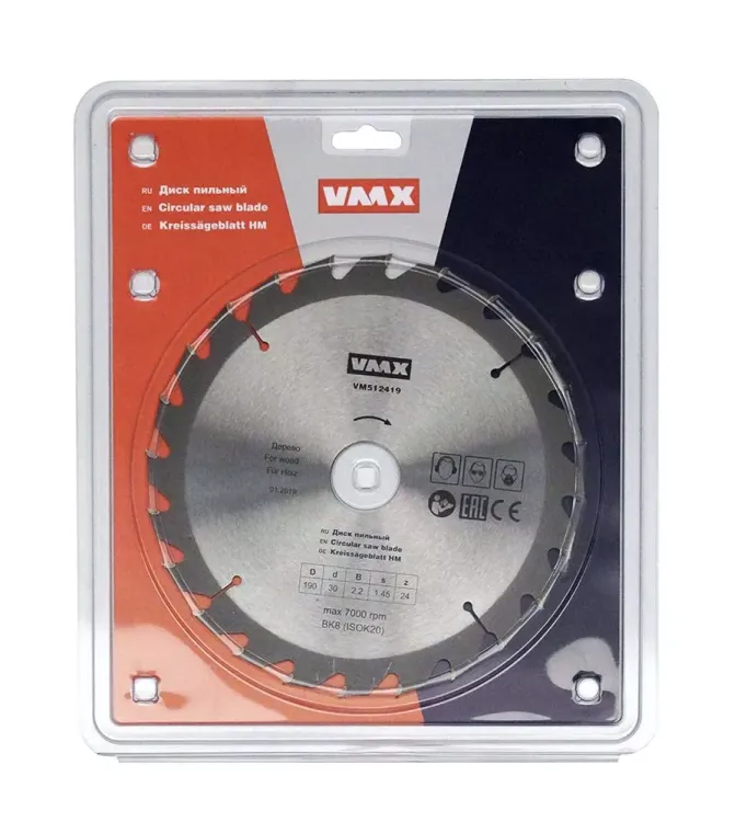 Диск пильный ф190х30 z24 дерево VMX 512419 купить в Когалыме