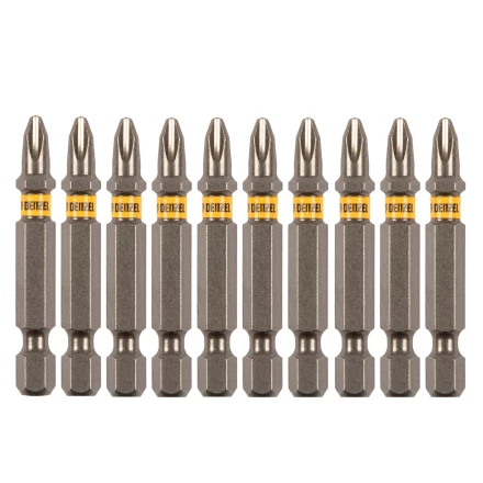 Бита PH2х50, сталь S2, шестигранный профиль, 10 шт. Е 6,3 Denzel 11649 купить в Когалыме