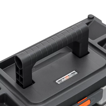 Органайзер для хранения с выдвижными лотками Stels 310х150х260мм, 4 секции, пластик Россия 90728 купить в Когалыме