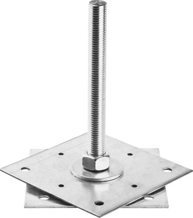 Анкер ЗУБР "МАСТЕР" регулируемый по высоте, 150х200х150мм, М20, 1шт 310265-150-20 купить в Когалыме